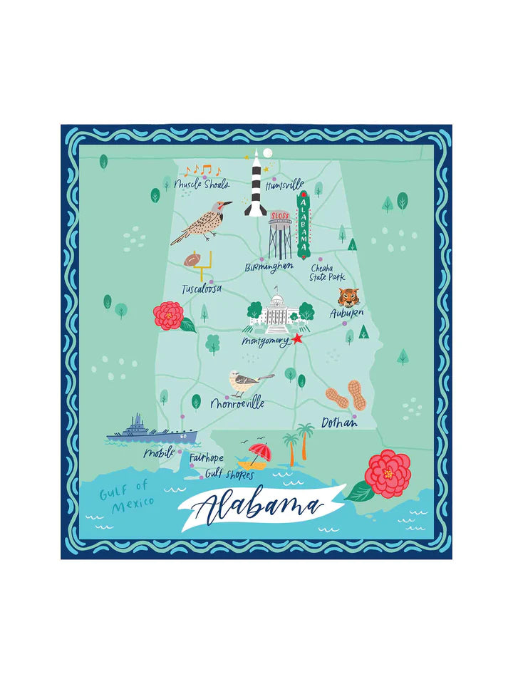Alabama Tea Towel