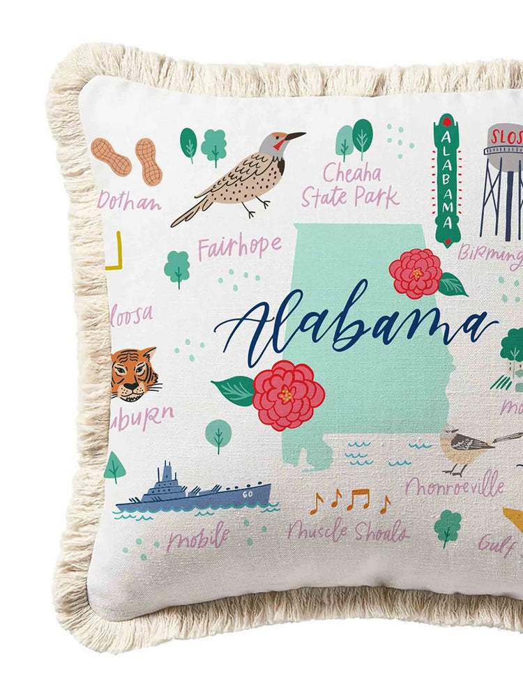 Alabama Square Pillow