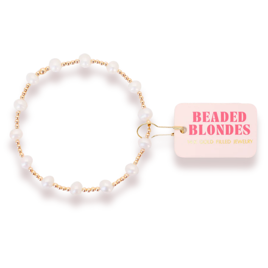 Beaded Blondes Lolo Pearl Beaded Bracelet