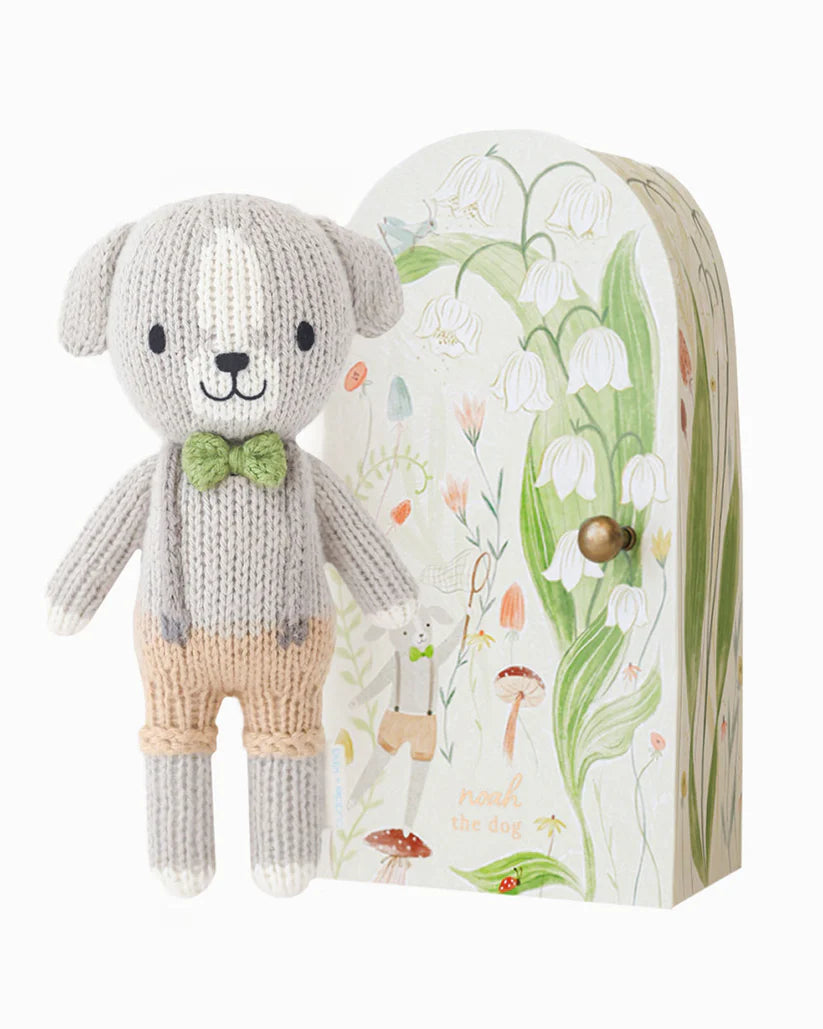 Tiny Noah the Dog Knit Animal