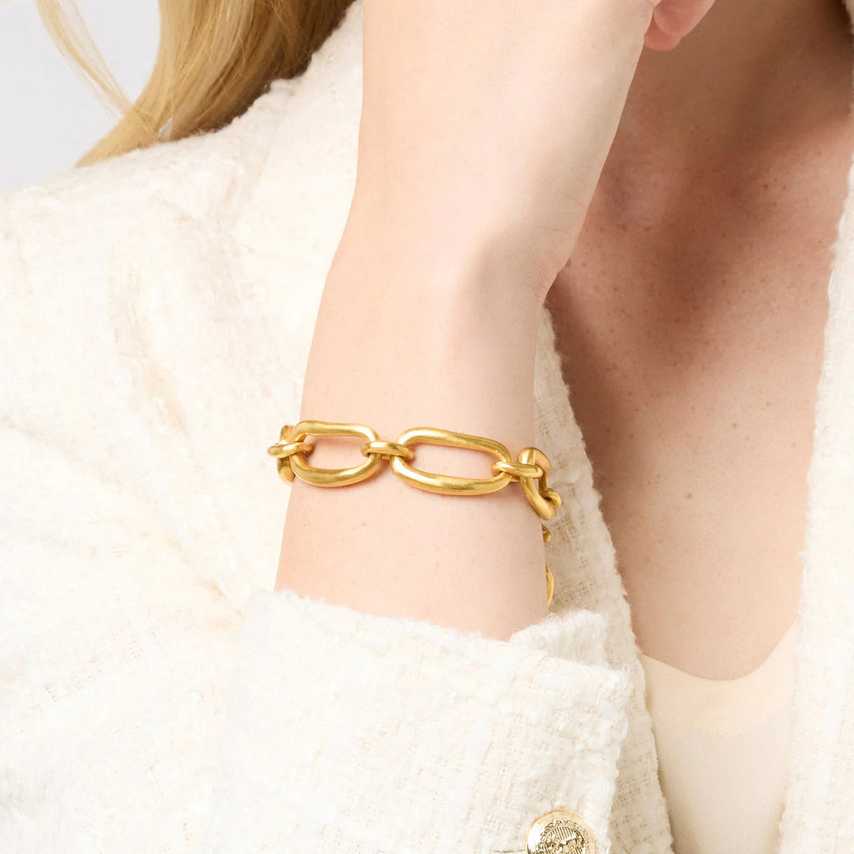 JULIE VOS Bamboo Link Bracelet