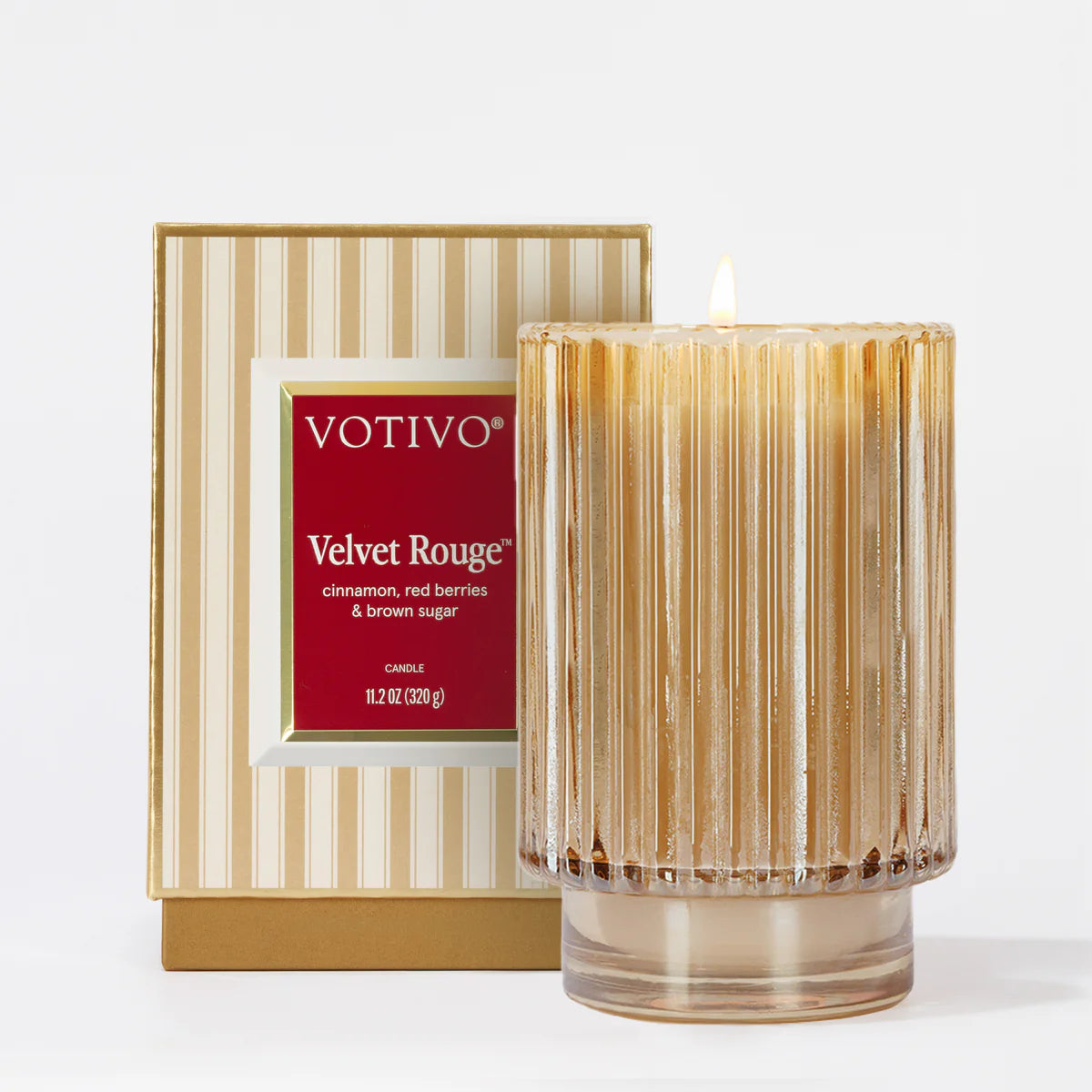 Votivo: Velvet Rouge Box Candle 11.2oz