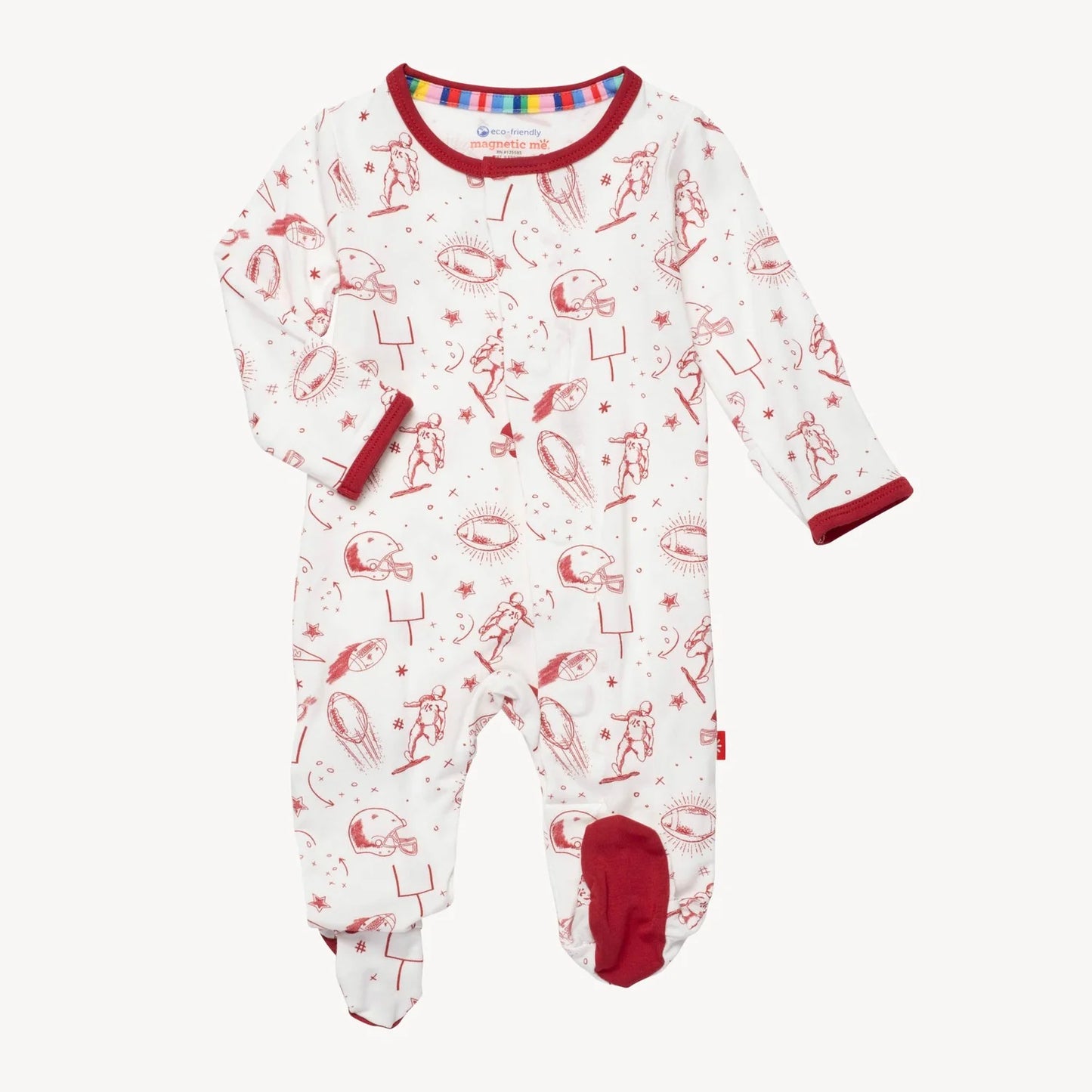 Magnetic Me White Game Day Footie