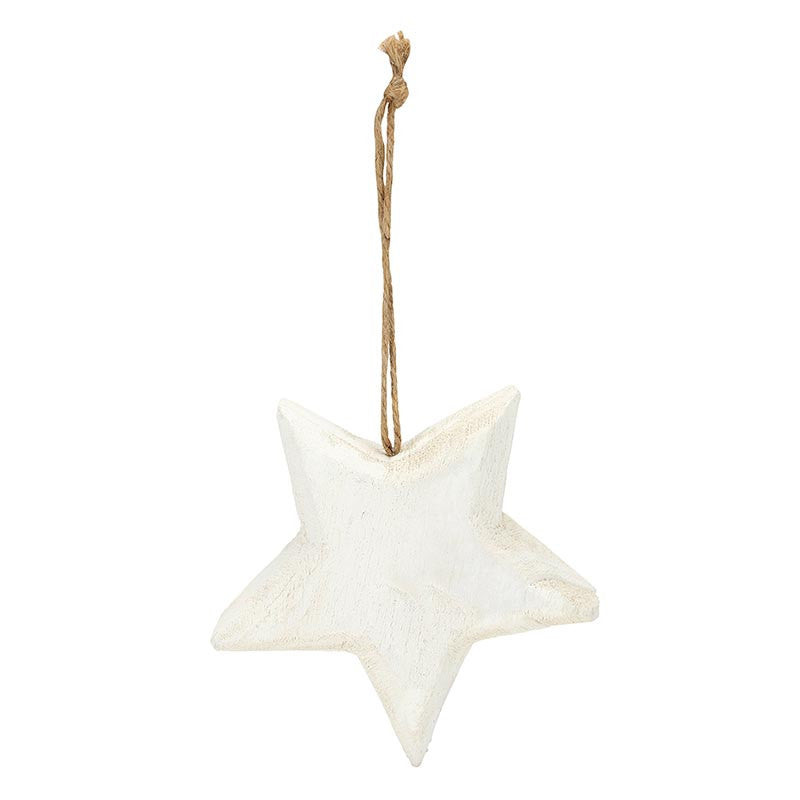 Santa Barbara: Wood Star Ornament