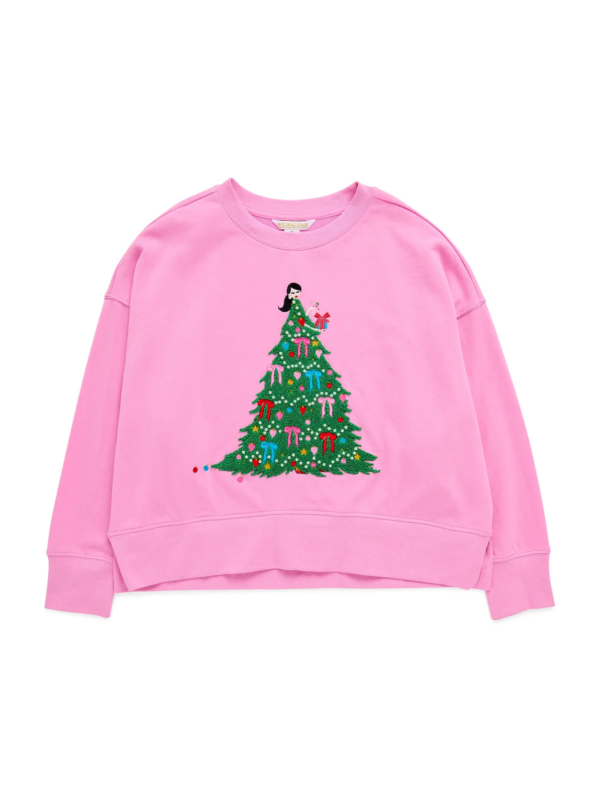 Shiraleah: Christmas Tree Lady Relaxed Sweatshirt