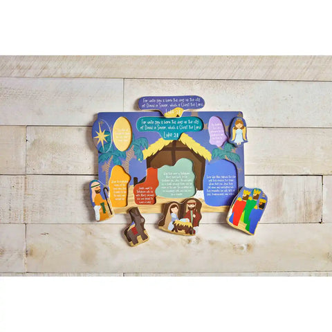 THE NATIVITY STORY WOOD PUZZLE