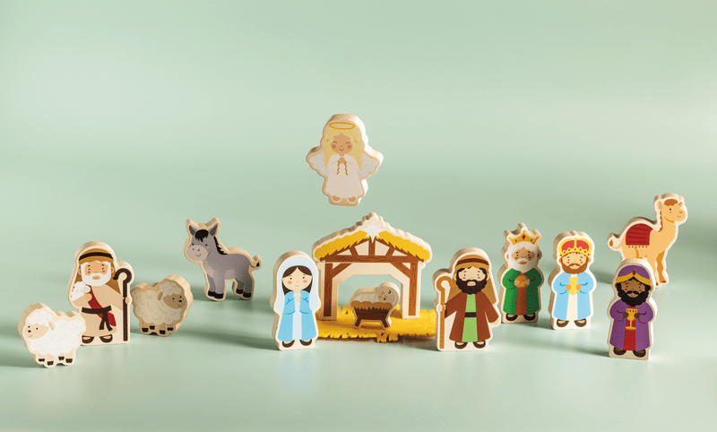 Mudpie: Nativity Wood Toy Set