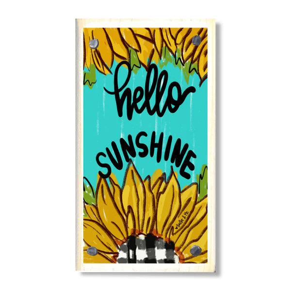 Hello Sunshine Happy Block