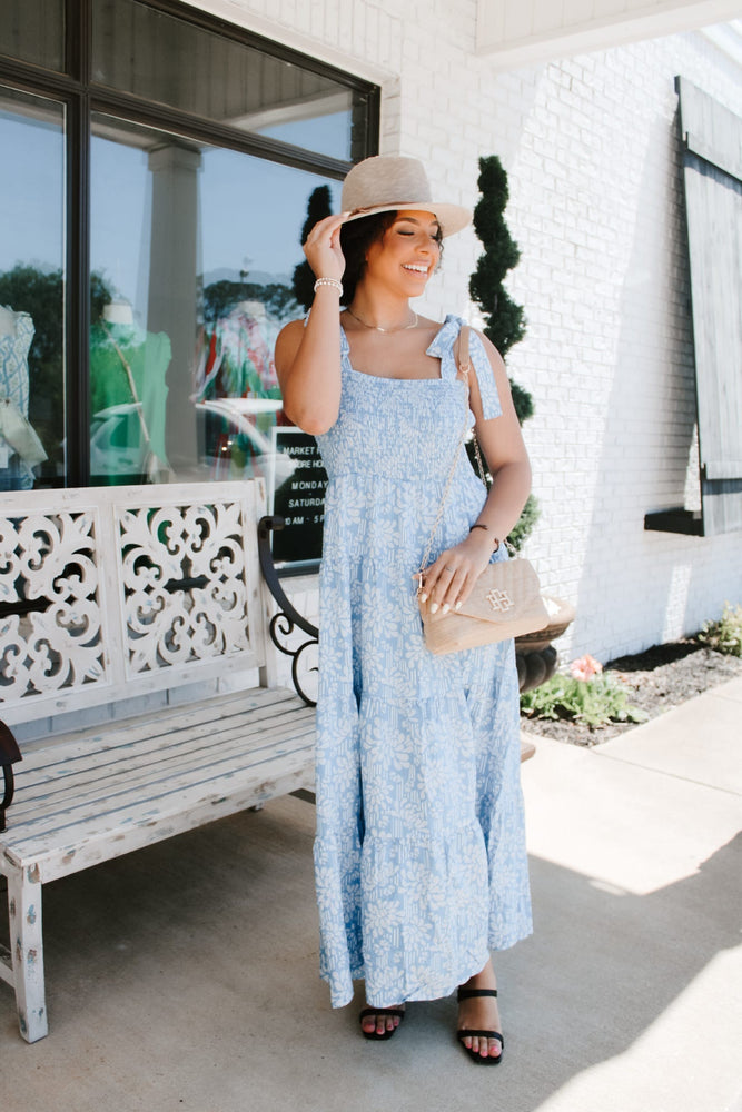 First Blooms Blue Dress