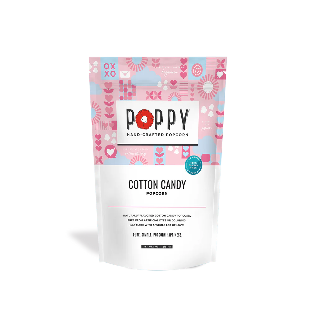 Cotton Candy Poppy Popcorn