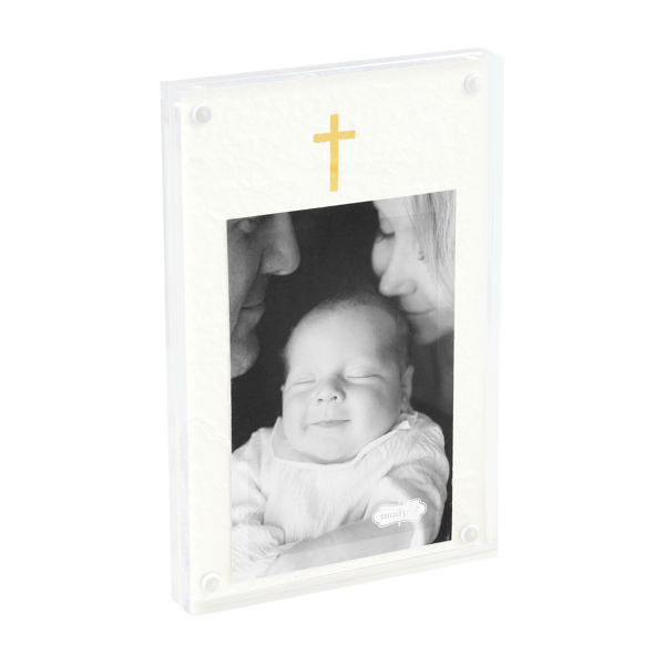 Mud Pie: Cross Acrylic Frame