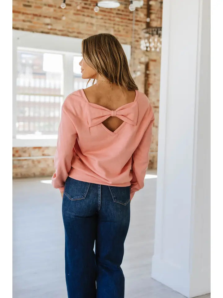 Caston Bowknot Sweatshirt