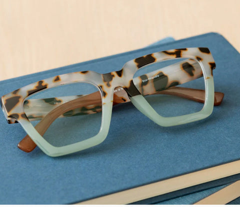 Peepers: Take A Bow Chai Tortoise/Green