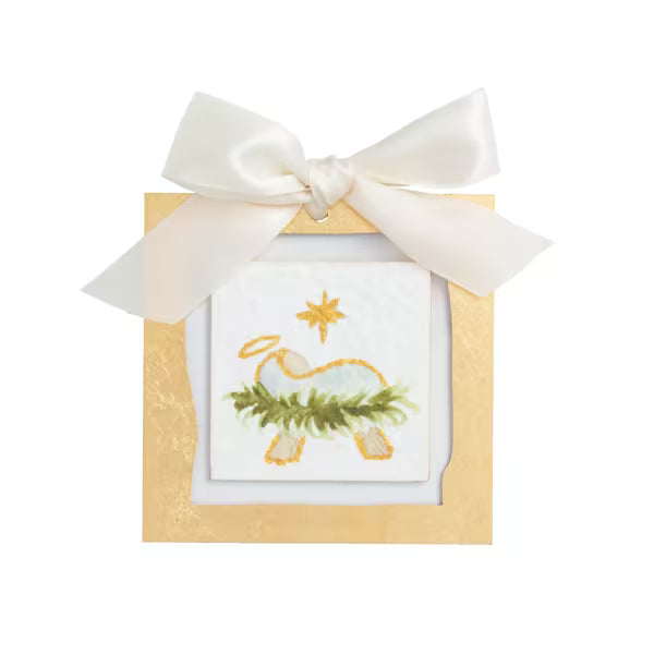 Mud Pie: Gold Frame Ornament