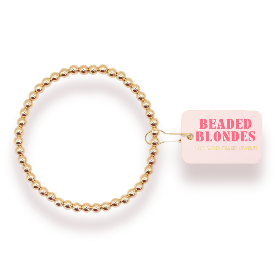 Beaded Blondes 4mm Beaded Bracelet