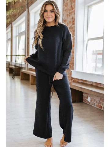 Alex Textured Long Sleeve Set