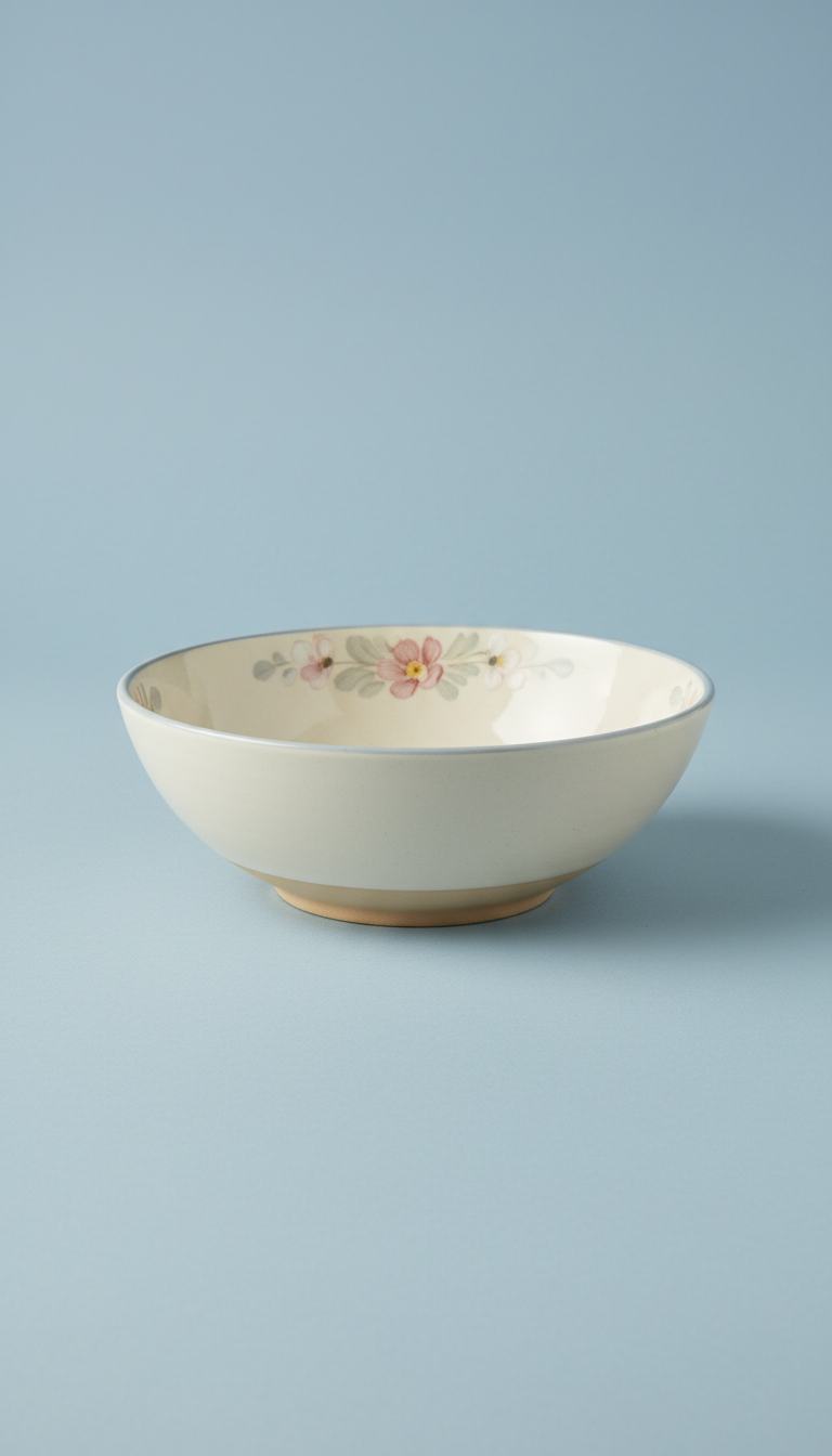 Classic Ceramic Serving Bowl with Hand-Glazed Finish