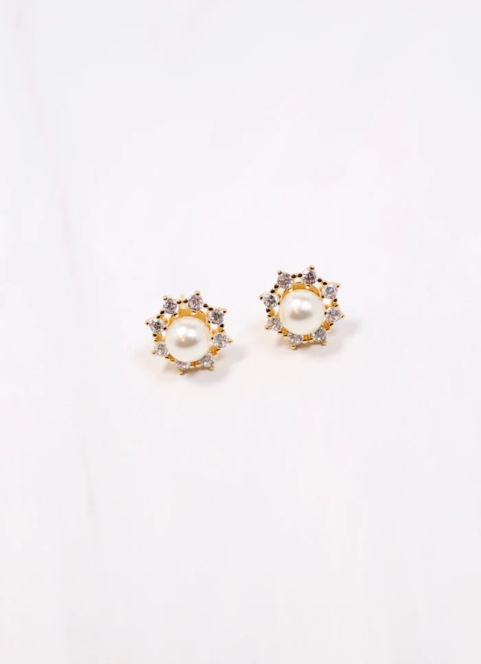WARDEN PEARL STUD