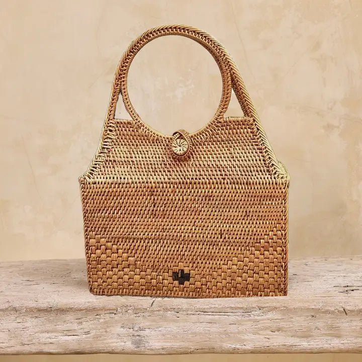 The Winding Road Ata Vine Round Handle Handbag