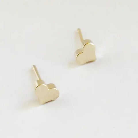 Mini Heart Post Earrings