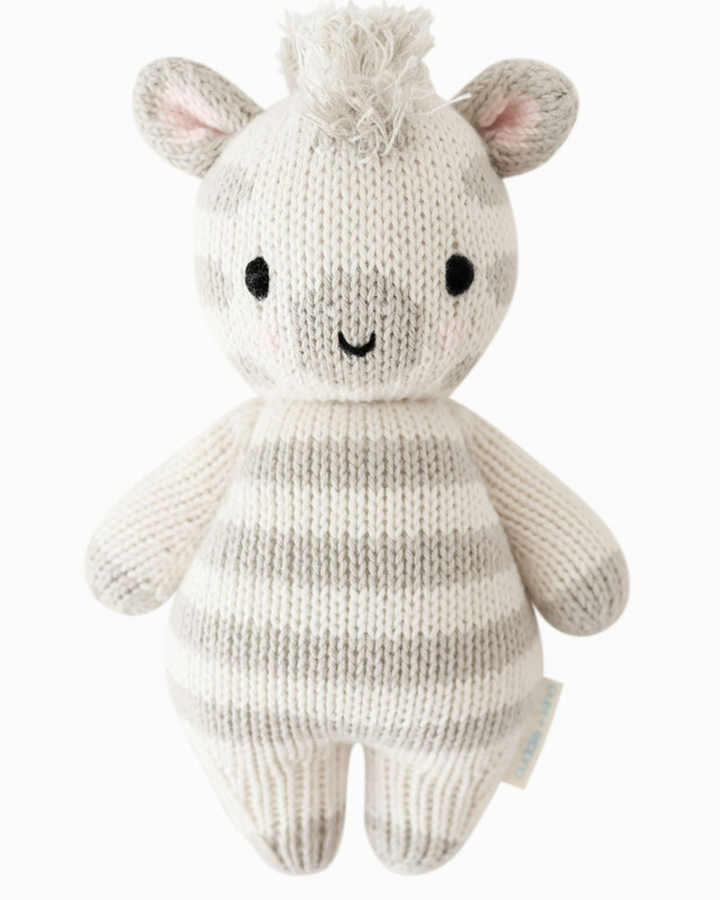 Baby Zebra Knit Animal
