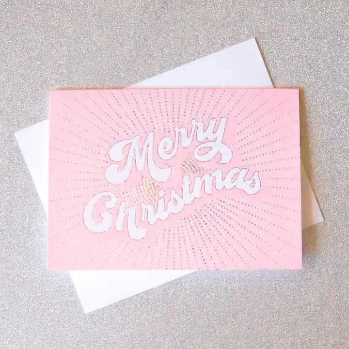 Merry Christmas Card | Holographic Foil