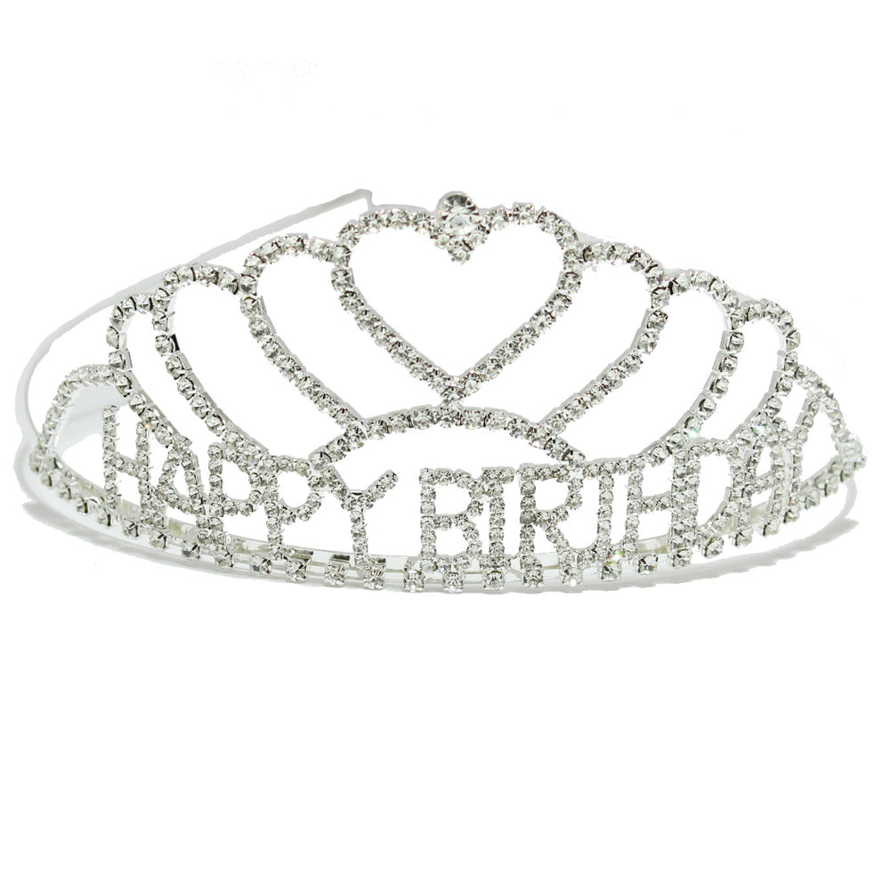 "HAPPY BIRTHDAY" heart tiara