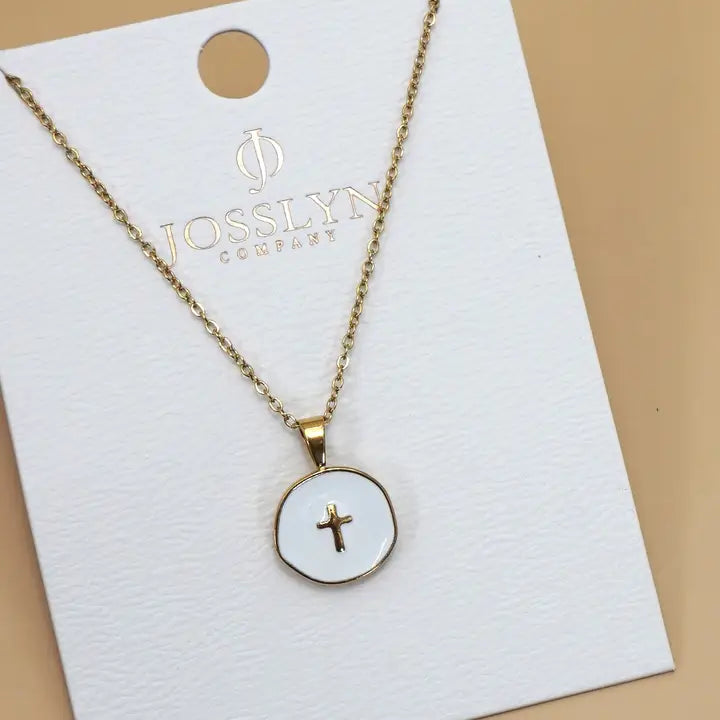 Josslyn Stainless Steel Free Cross Necklace