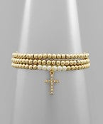 Tell Your Tale Gold Bracelet Stack
