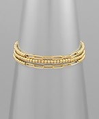 Bead and Chain Bracelet