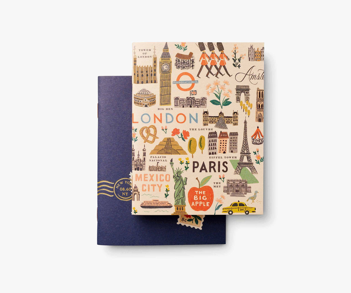 Pair of 2 Bon Voyage Pocket Notebooks