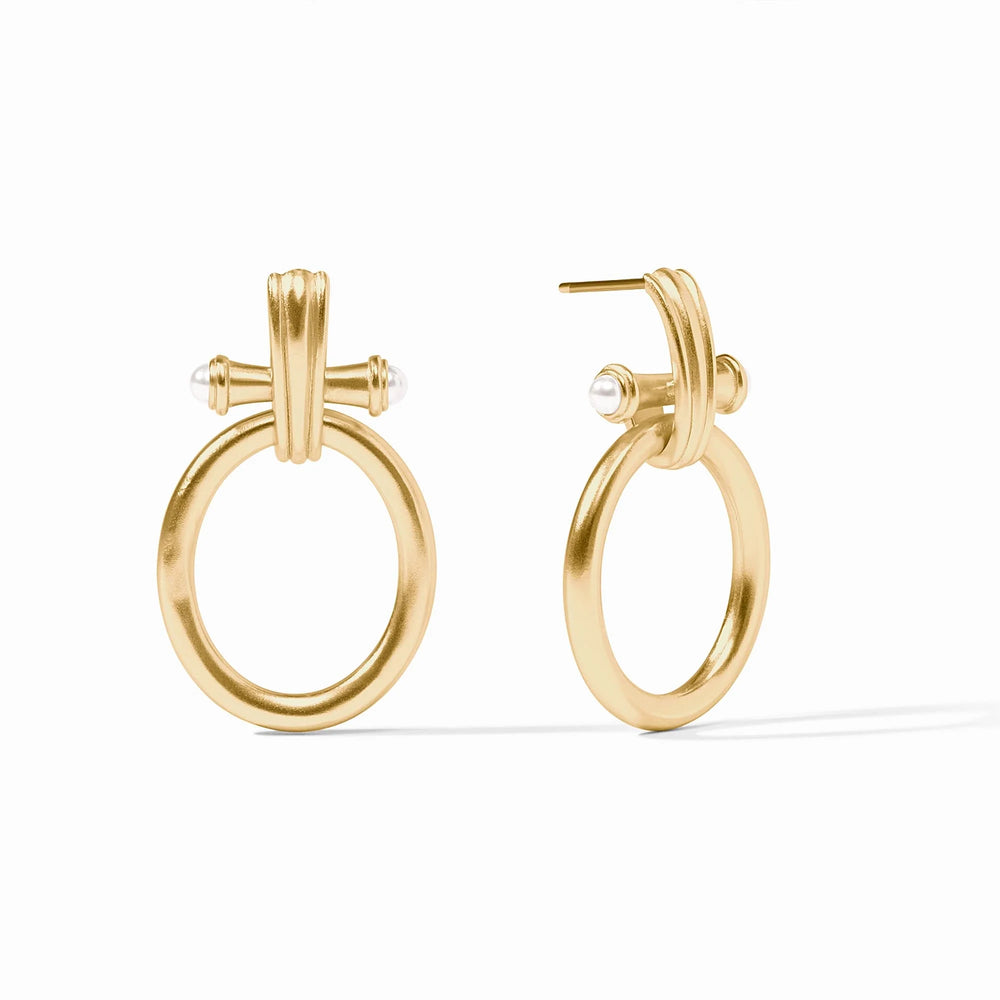 JULIE VOS Bamboo Doorknocker Earring