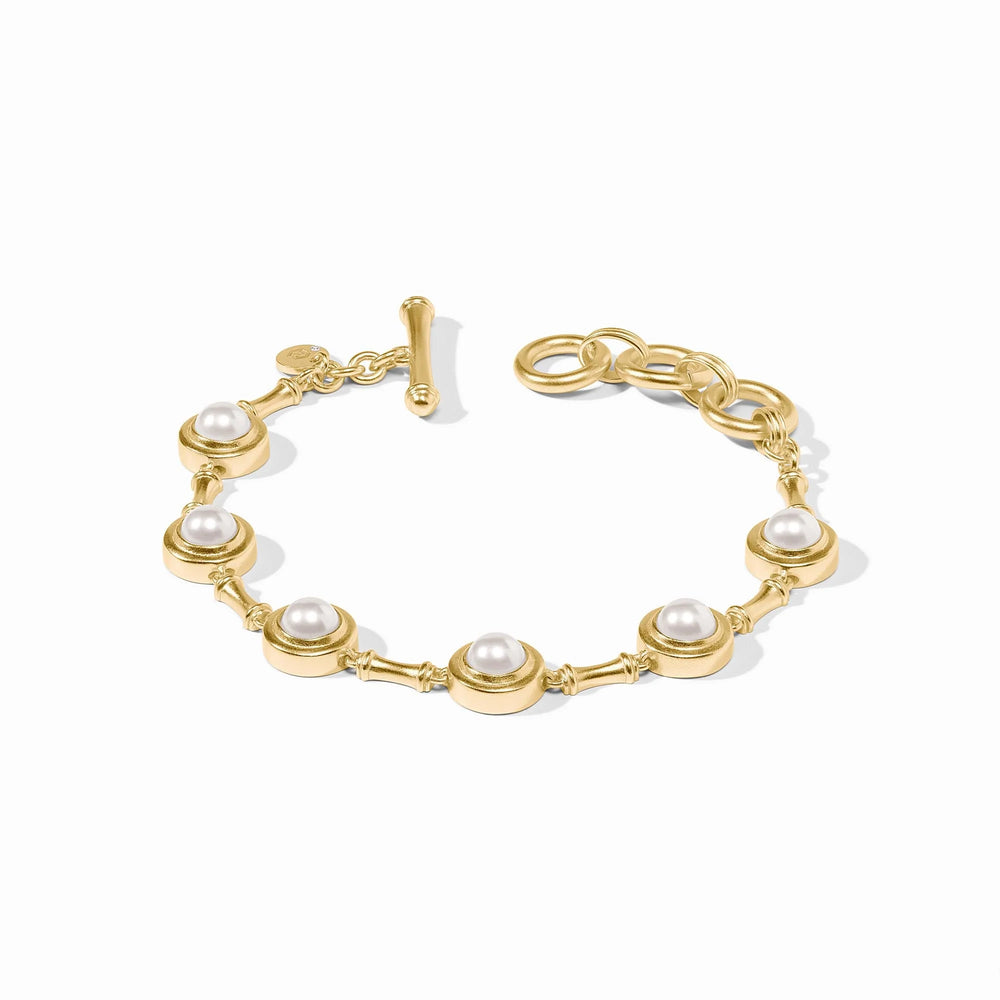 JULIE VOS Bamboo Pearl Bracelet