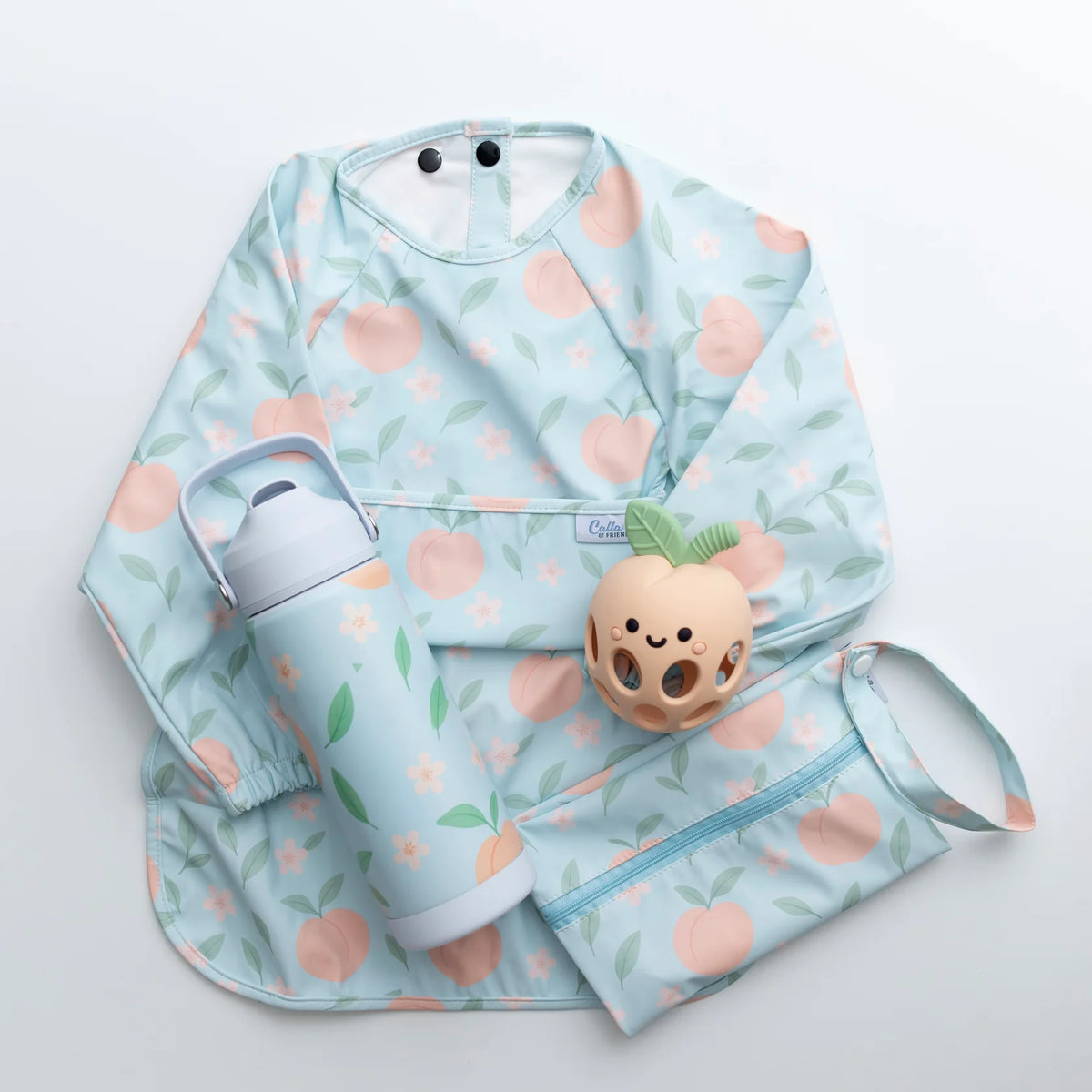 Calla And Friends: The Grayson Long Sleeve Bib  6-36M