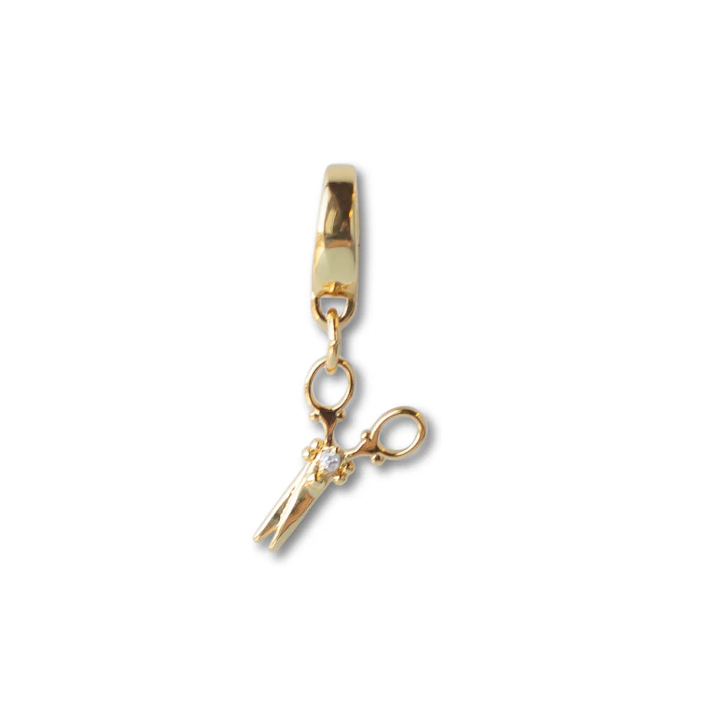 Scissors Charm, CZ