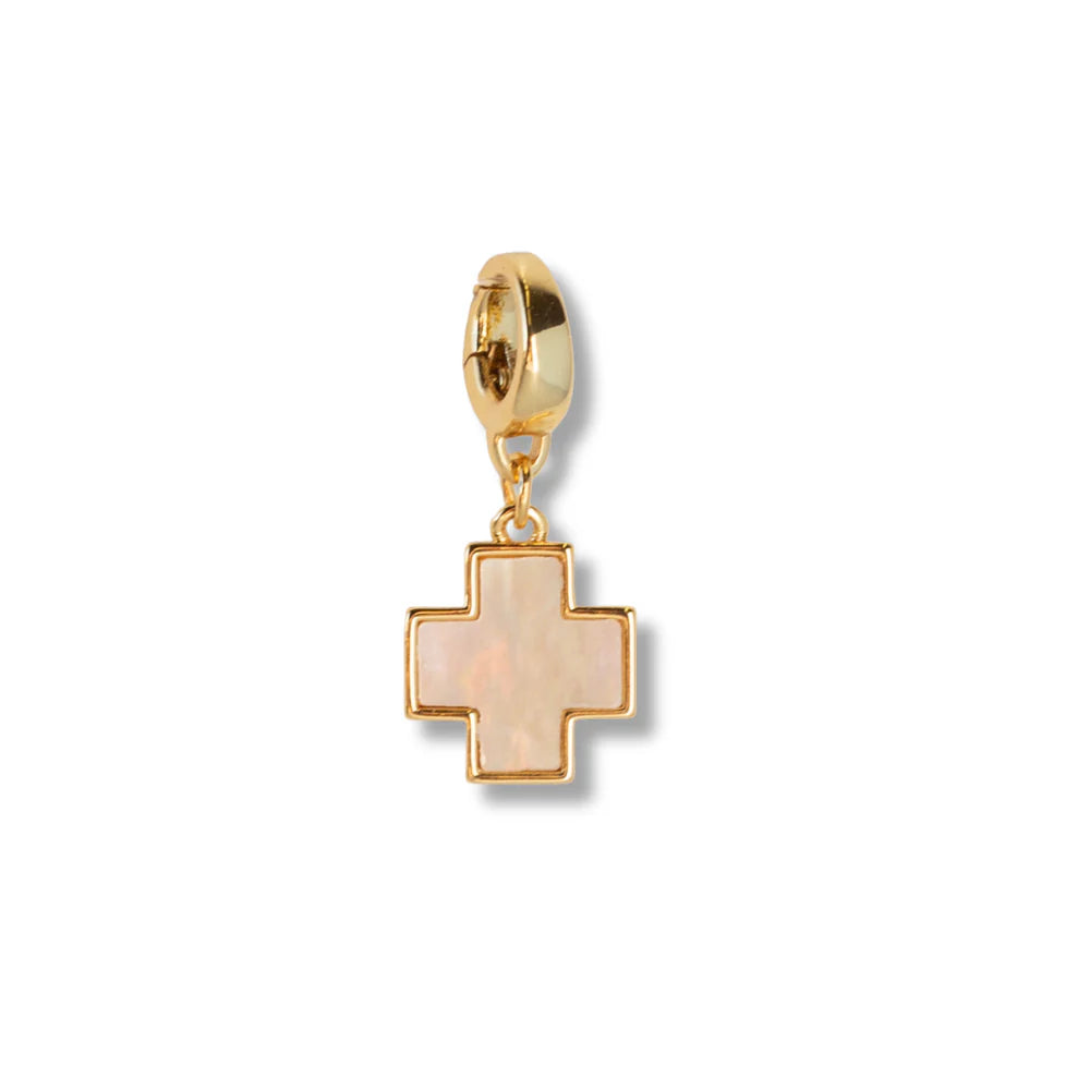 Cross Charm, Mother of Pearl