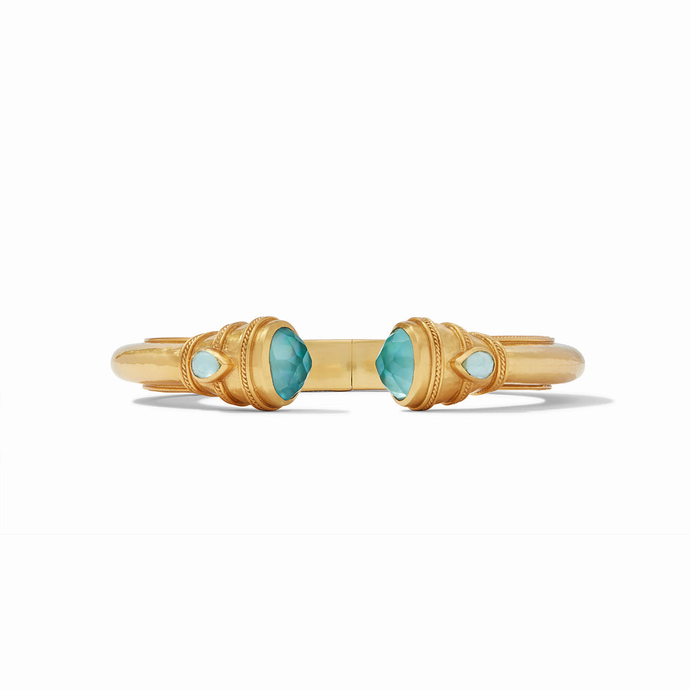 JULIE VOS Cannes Demi Cuff - Iridescent Bahamian Blue