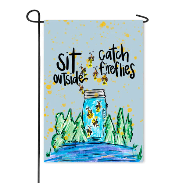 Catch Fireflies Garden Flag