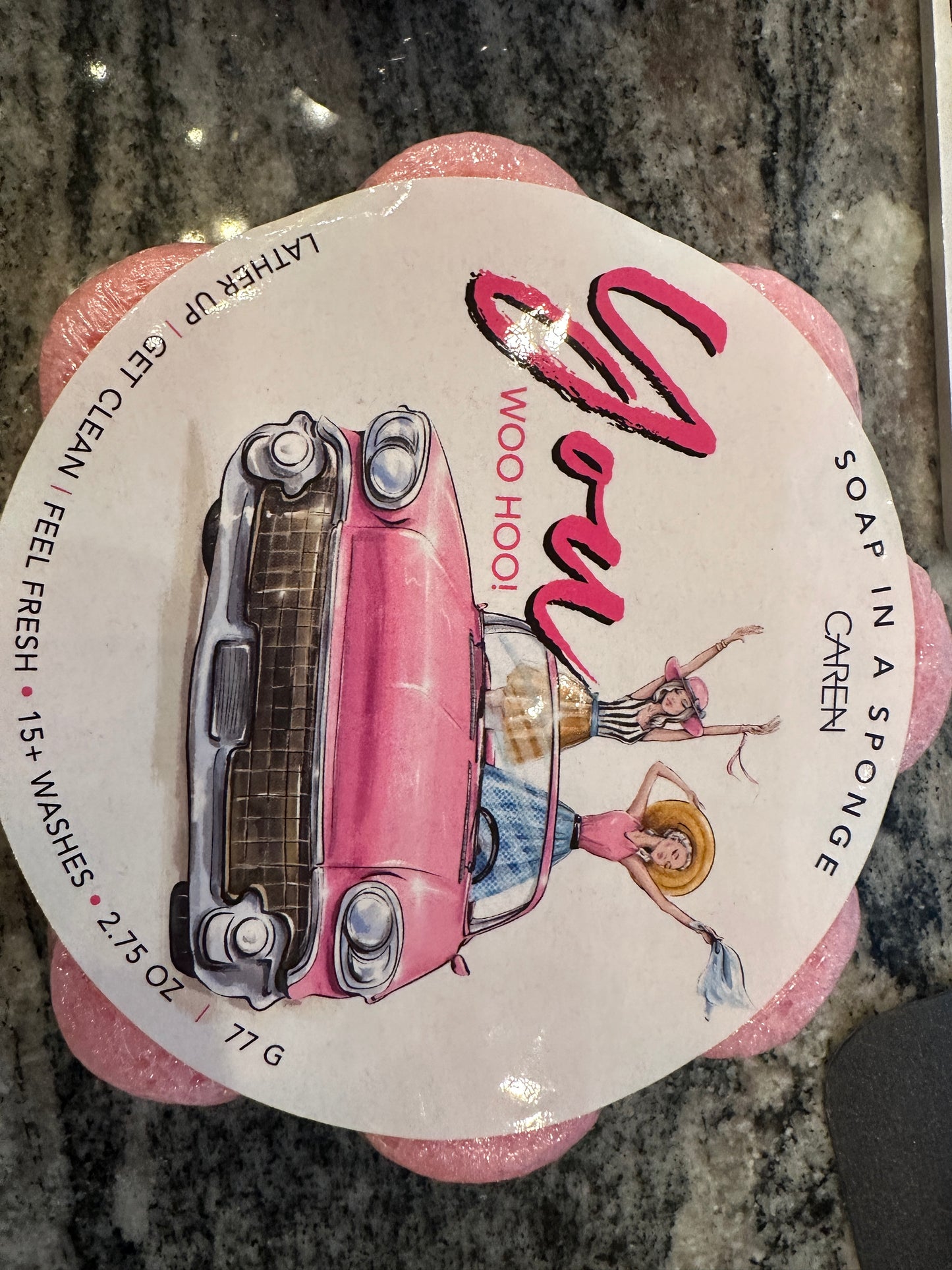 Caren: Soap in a Sponge