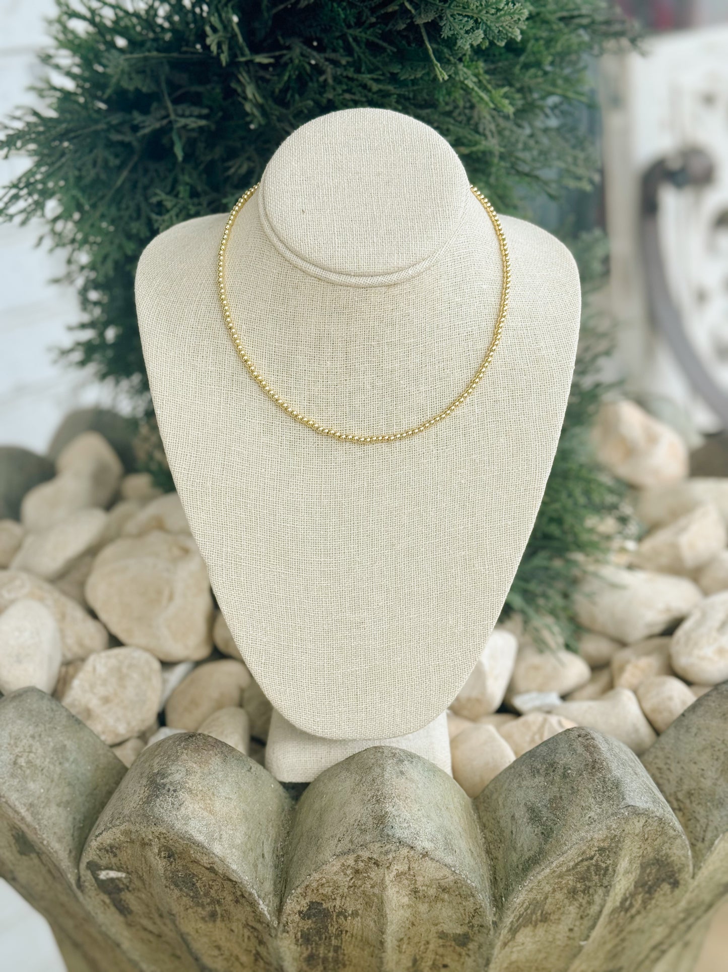 Alex Carol Gold Ball Necklace