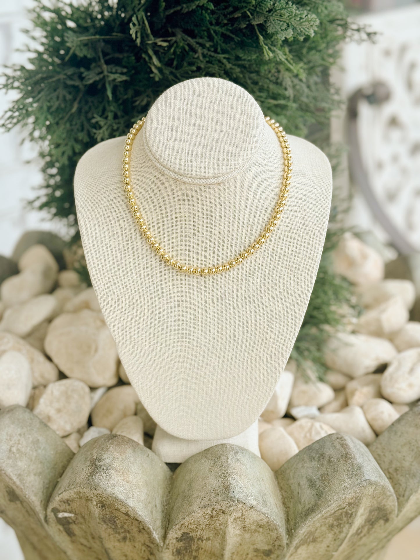 Alex Carol Gold Ball Necklace
