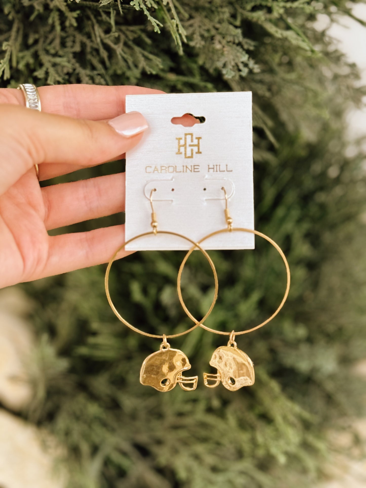 Lane Helmet Hoop Earring