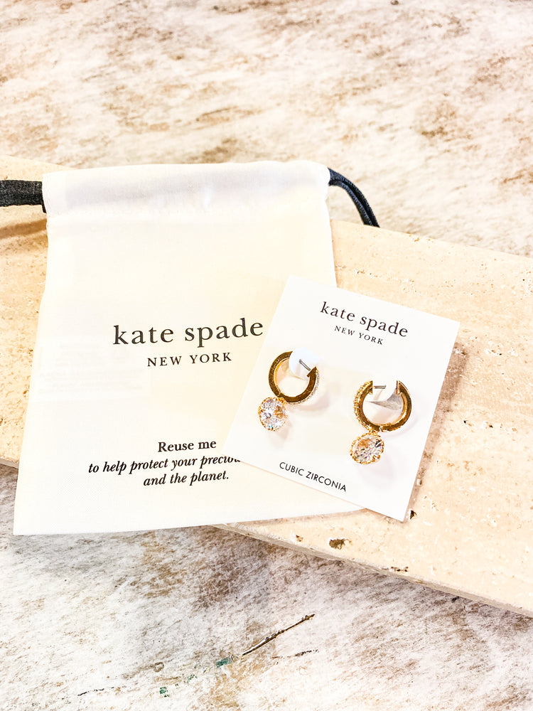 That Sparkle Pavé Mini Hoops