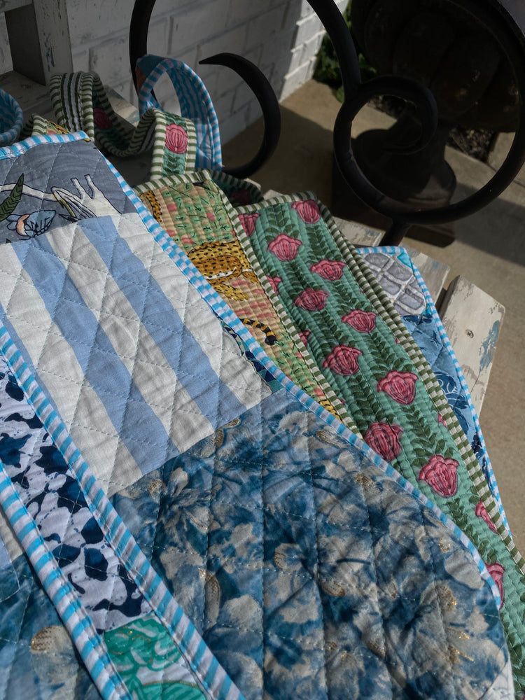 Large Pattern Tote Bag