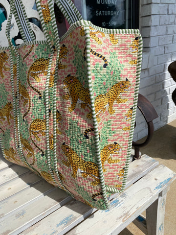 Large Pattern Tote Bag