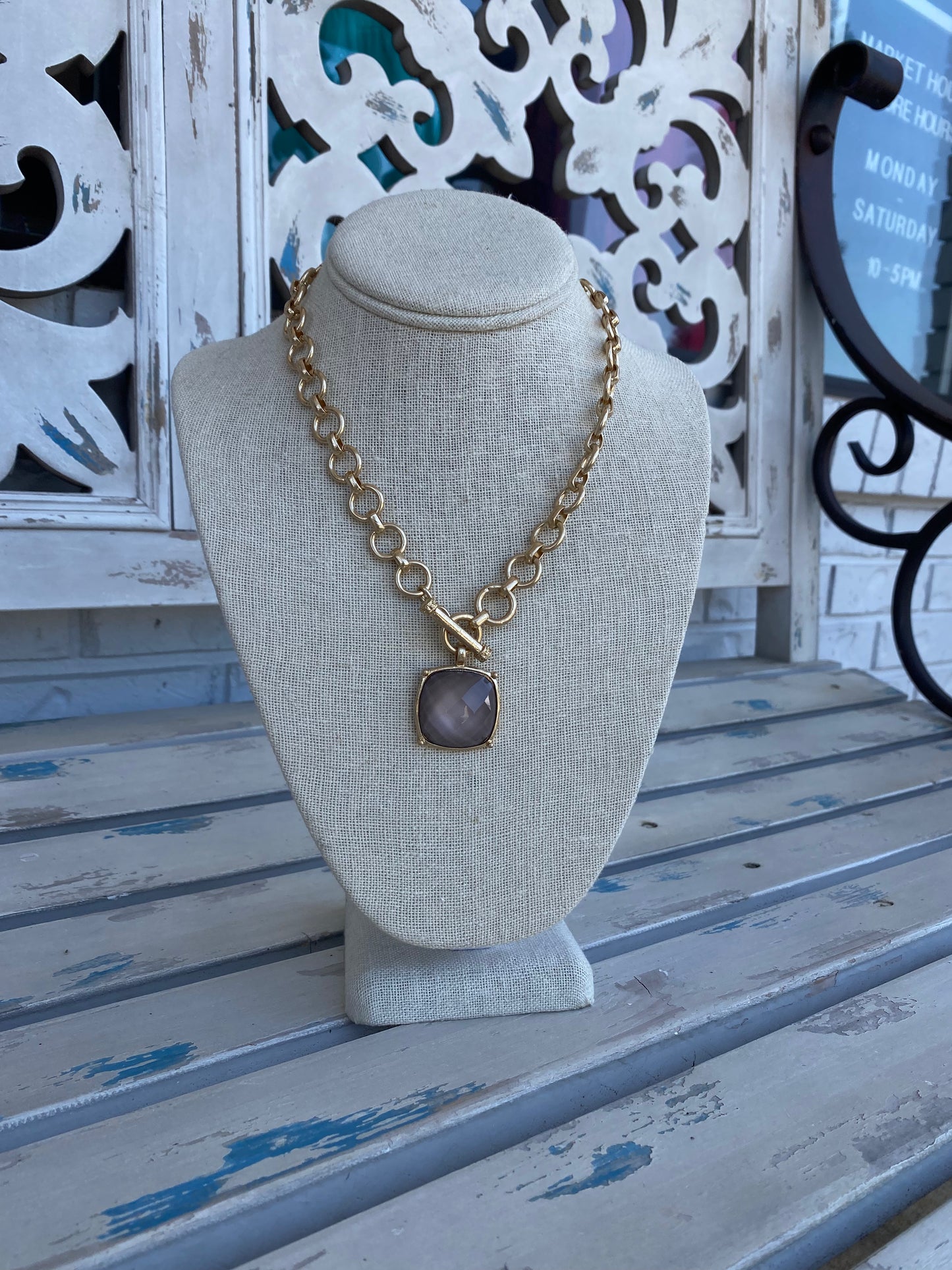 The Chained Necklace And Earring set
