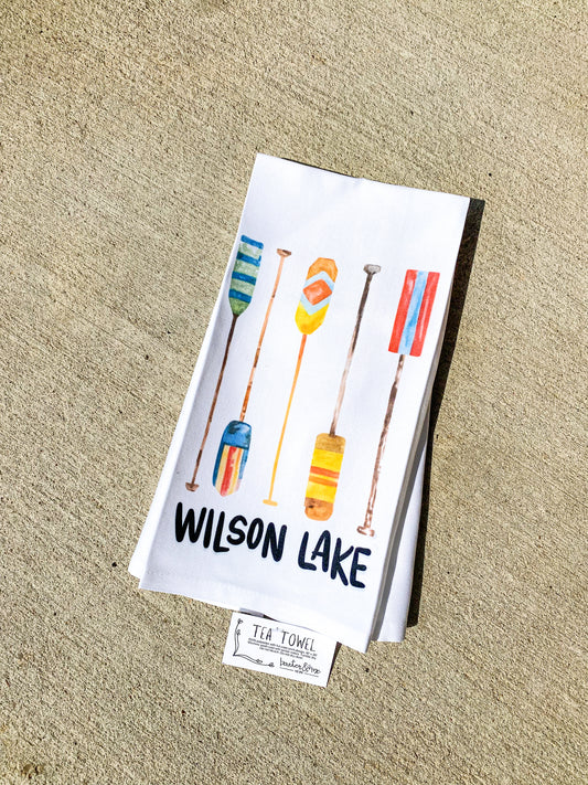 Baxter & Me Wilson Lake Tea Towel