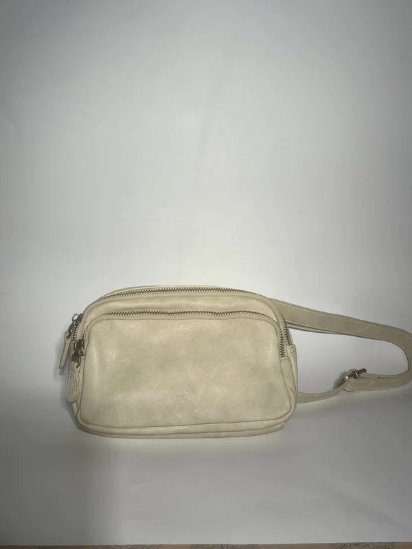 Kylie Double Zip Sling/ Belt Bag