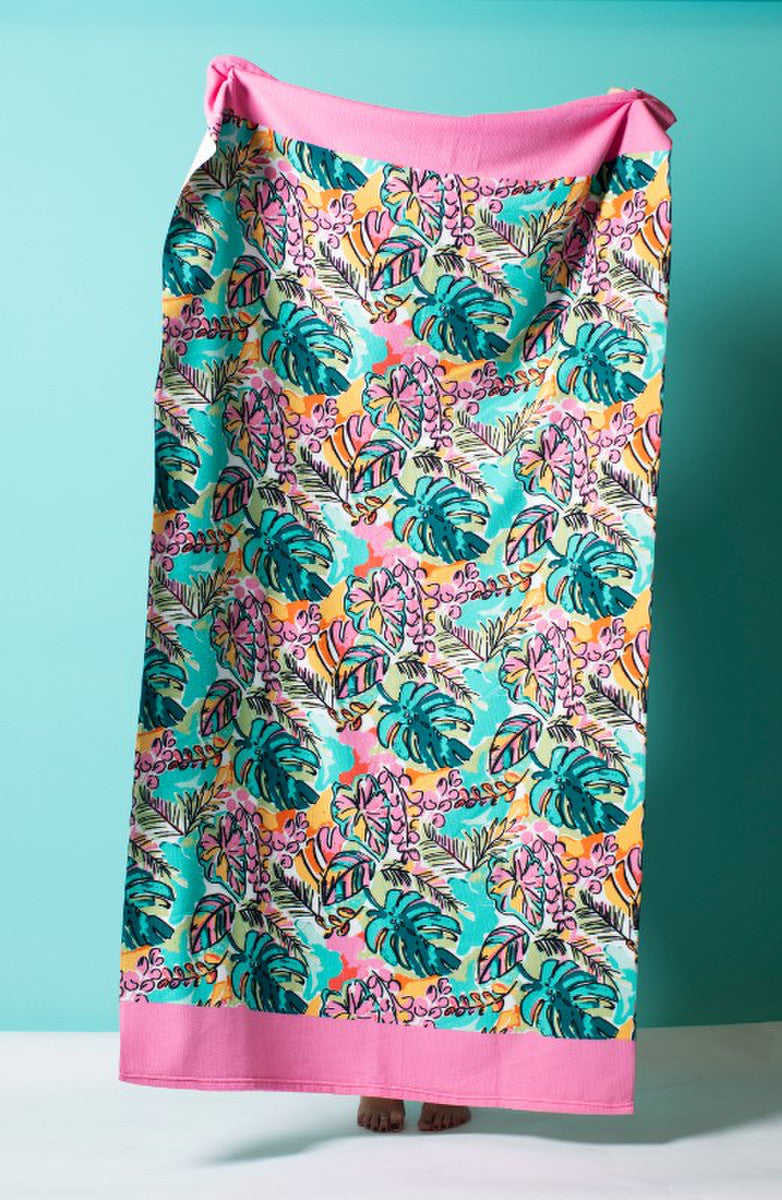 Tropical Jungle Dream Beach Towel