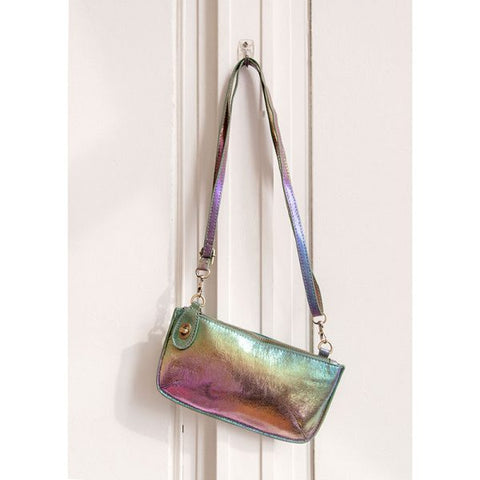 Holographic Mini Wristlet Crossbody